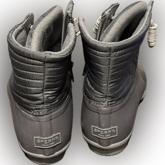 Sperry Women's Saltwater Nylon Pac Boots - Grey Size: 7.5 - Picture 3 of 7